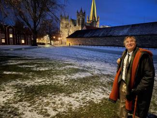 Professor Leighton in Trondheim