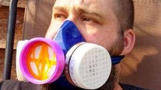 Converting a mechanic’s/builder’s dust respirator to increase COVID-19 protection